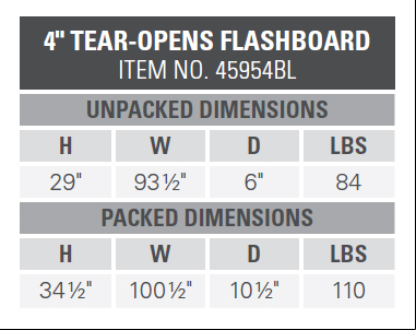 Flashboard - 45954BL