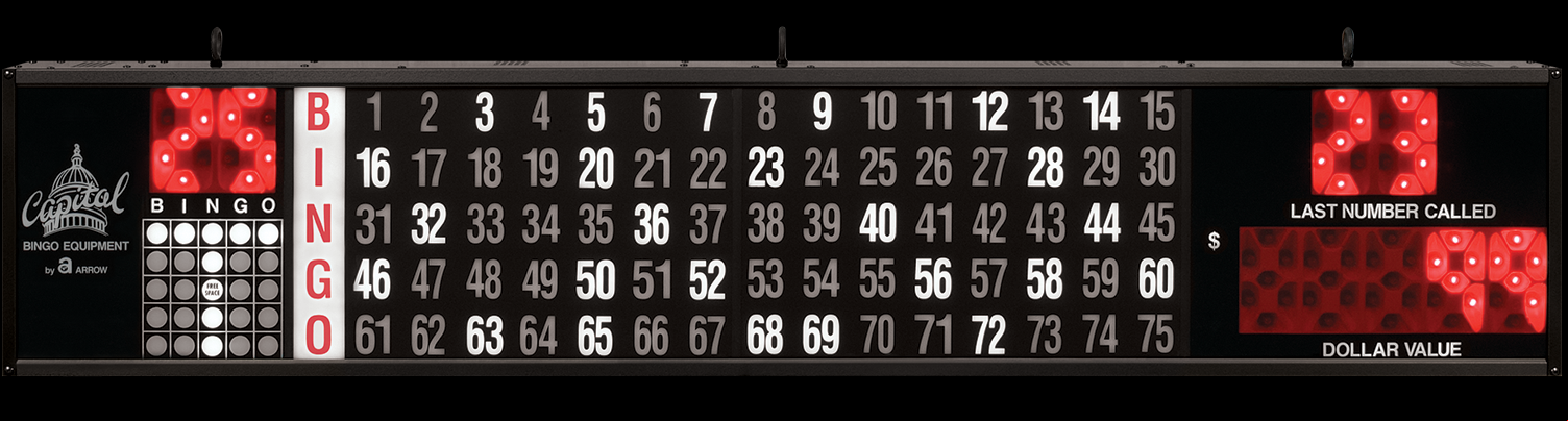 Dollar Value Bingo Flashboard
